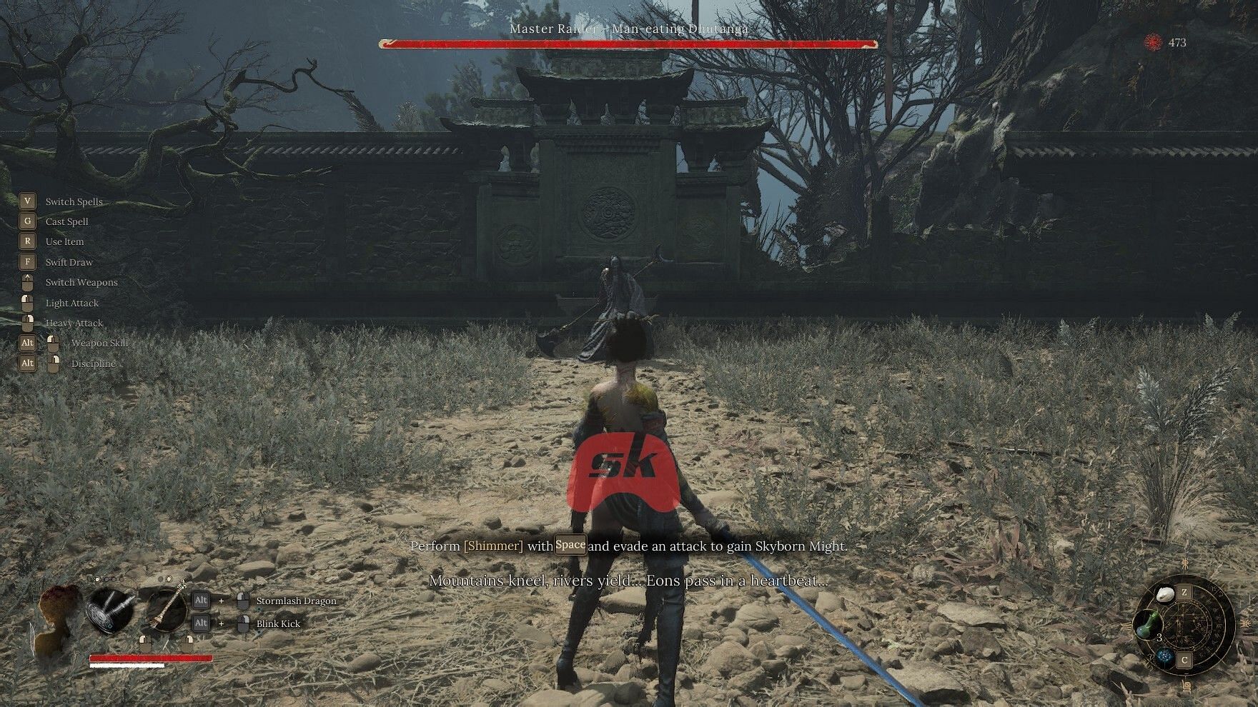 Fight against Man-Eating Dhutanga in Wuchang (Image via Sportskeeda Gaming || 505 Games)
